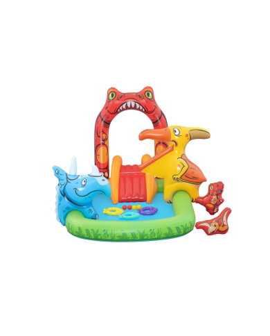 Bestway Inflatable Pool Dinosaur Play Park 241x140x137 cm 3-6 Years Garden 53160