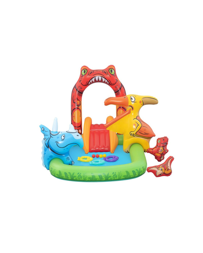 Bestway Inflatable Pool Dinosaur Play Park 241x140x137 cm 3-6 Years Garden 53160