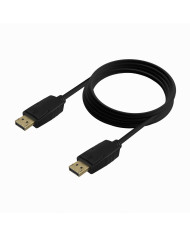 DisplayPort Cable Aisens A124-0740 Black 2 m 4K Ultra HD