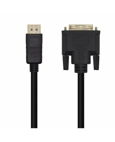 DisplayPort to DVI Cable Aisens A125-0463 Black 3 m