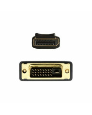 DisplayPort to DVI Cable Aisens A125-0463 Black 3 m