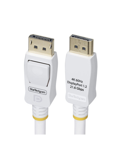 USB Cable Startech DP12-CABLE6FTW White 1,8 m