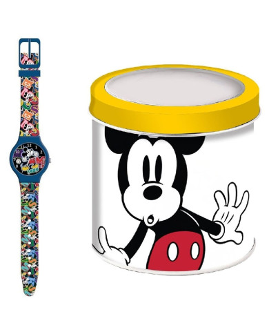 Infant's Watch Mickey Mouse MICKEY MOUSE  - TIN BOX Ø 33 mm