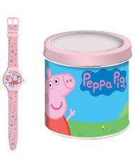 Infant's Watch Peppa Pig PEPPA PIG - TIN BOX Ø 33 mm