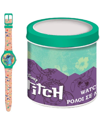 Infant's Watch Lilo & Stitch LILO & STITCH - TIN BOX Ø 33 mm