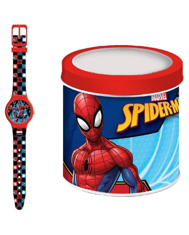 Infant's Watch Spider-Man SPIDERMAN - TIN WATCH (Ø 33 mm)