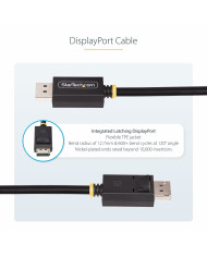 USB Cable Startech DP21-3M-DP40-CABLE Black 3 m