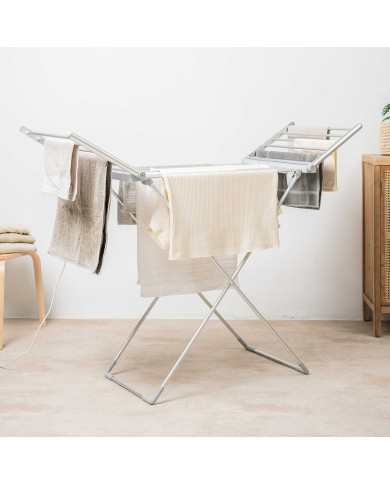 Foldable Electric Clothes Dryer with Wings, Touch Screen, Timer, and Temperature Control Warmmat InnovaGoods 230 W 20 Bars