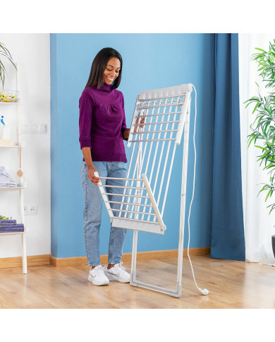 Foldable Electric Clothes Dryer with Wings, Touch Screen, Timer, and Temperature Control Warmmat InnovaGoods 230 W 20 Bars
