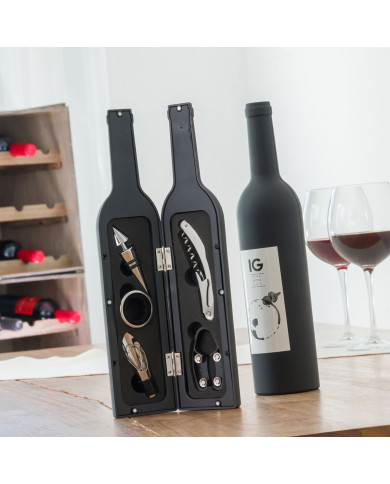 Bottle Wine Set InnovaGoods 5 Pieces