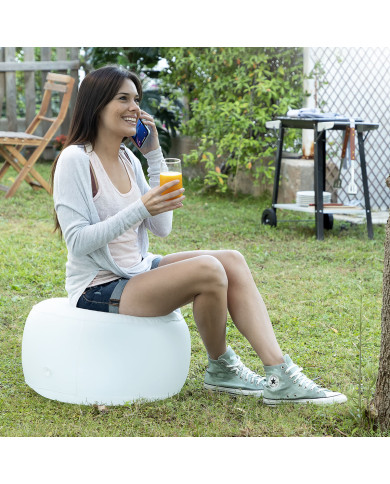 Inflatable Seat with Multicolour LED and Remote Control Pulight InnovaGoods