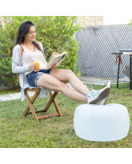 Inflatable Seat with Multicolour LED and Remote Control Pulight InnovaGoods