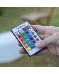 Inflatable Seat with Multicolour LED and Remote Control Pulight InnovaGoods