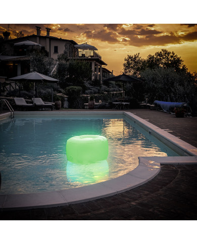 Inflatable Seat with Multicolour LED and Remote Control Pulight InnovaGoods