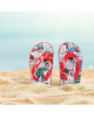 Flip Flops for Children Marvel Red Grey