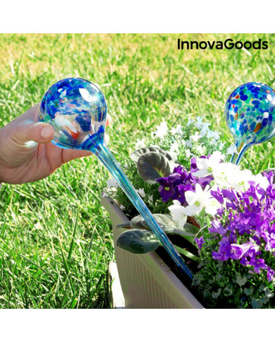 Automatic Watering Globes Aqua·Loon InnovaGoods Blue Glass (Refurbished A)