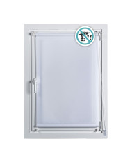 Roller blinds Stor Planet Clip&Fix Night&Day White 150 x 180 cm