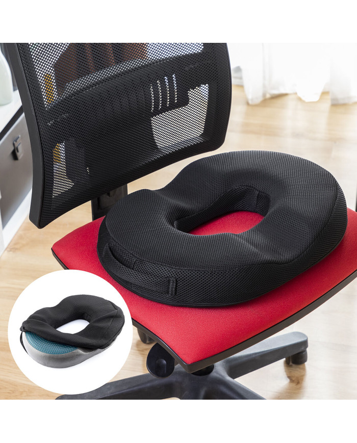 Gel & Bamboo Charcoal Cushion with Removable Cover Charnut InnovaGoods