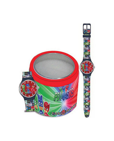 Infant's Watch PJ Masks PJ MASKS (SUPERPIGIAMINI) – TIN BOX (Ø 33 mm)