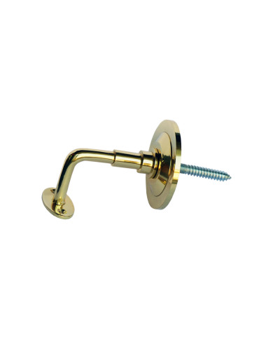 Rail Support EDM 85579 Golden Polished brass Ear (of wheat)