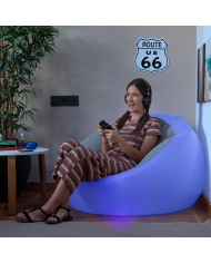 Inflatable Armchair with Multicoloured LED and Remote Control Chight InnovaGoods
