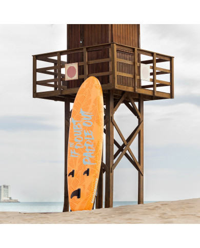2-in-1 Inflatable Paddle Surf Board with Seat and Accessories Siros InnovaGoods Orange 10'5" 320 cm (Refurbished A)