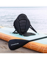 2-in-1 Inflatable Paddle Surf Board with Seat and Accessories Siros InnovaGoods Orange 10'5" 320 cm (Refurbished A)
