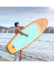 2-in-1 Inflatable Paddle Surf Board with Seat and Accessories Siros InnovaGoods Orange 10'5" 320 cm (Refurbished A)