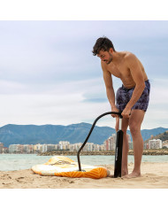 2-in-1 Inflatable Paddle Surf Board with Seat and Accessories Siros InnovaGoods Orange 10'5" 320 cm (Refurbished A)