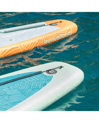 2-in-1 Inflatable Paddle Surf Board with Seat and Accessories Siros InnovaGoods Orange 10'5" 320 cm (Refurbished A)