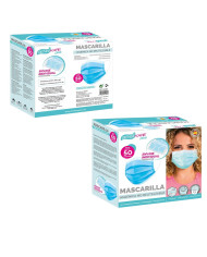 Box of hygienic masks SensiKare 50 Pieces (12 Units)