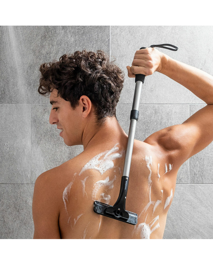 Body Shaver with Extendable Aluminum Handle Extaver InnovaGoods