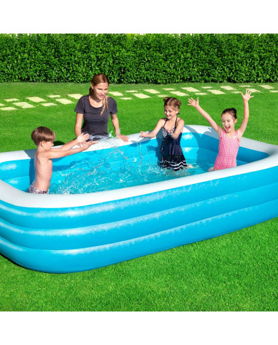 Inflatable Paddling Pool for Children Bestway Multicolour 305 x 183 x 56 cm