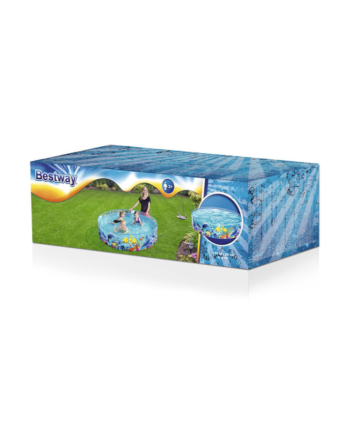 Inflatable Paddling Pool for Children Bestway Navy 183 x 38 cm