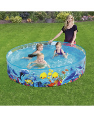 Inflatable Paddling Pool for Children Bestway Navy 183 x 38 cm