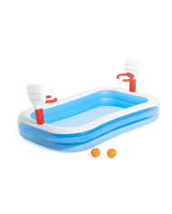 Inflatable Paddling Pool for Children Bestway 636 L 254 x 168 x 102 cm Basketball