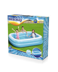 Inflatable Paddling Pool for Children Bestway Multicolour 262 x 175 x 51 cm