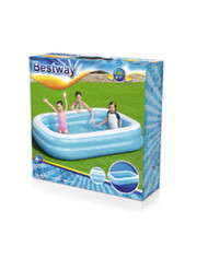 Inflatable Paddling Pool for Children Bestway Multicolour 262 x 175 x 51 cm