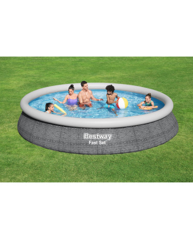 Inflatable pool Bestway Grey 9677 L 457 x 84 cm