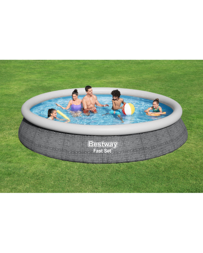 Inflatable pool Bestway Grey 9677 L 457 x 84 cm