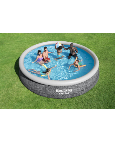 Inflatable pool Bestway Grey 9677 L 457 x 84 cm