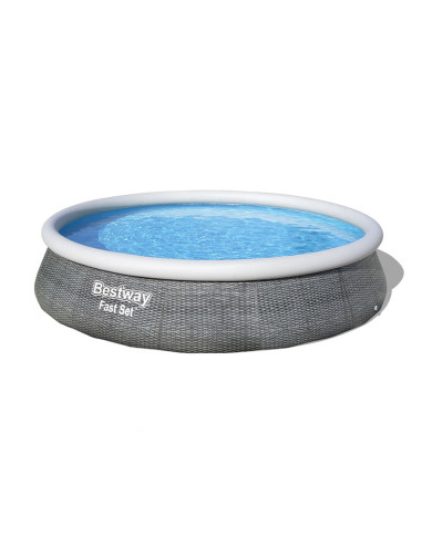 Inflatable pool Bestway Grey 7340 L 396 x 84 cm