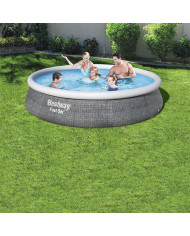 Inflatable pool Bestway Grey 7340 L 396 x 84 cm
