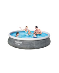 Inflatable pool Bestway Grey 7340 L 396 x 84 cm