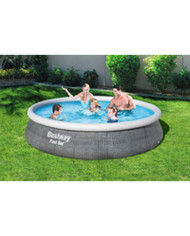 Inflatable pool Bestway Grey 7340 L 396 x 84 cm