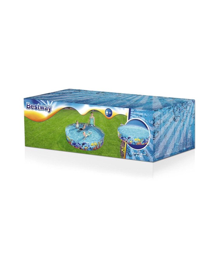 Inflatable Paddling Pool for Children Bestway Navy 244 x 46 cm