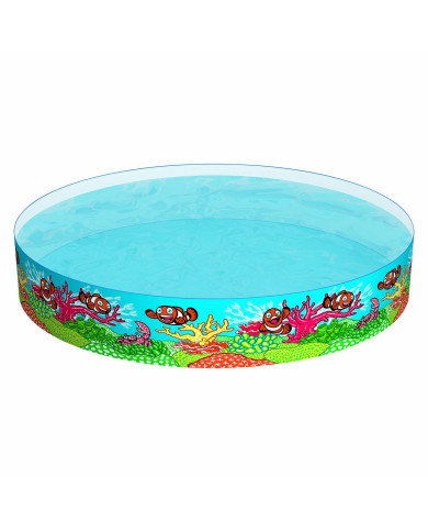 Inflatable Paddling Pool for Children Bestway Navy 244 x 46 cm
