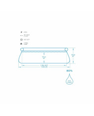 Inflatable pool Bestway Blue 940 L 183 X 51 cm