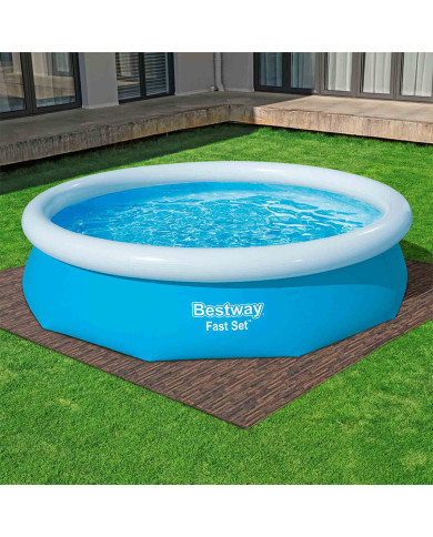 Floor protector for above-ground swimming pools Bestway 50 x 50 cm Wood