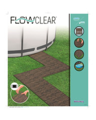 Floor protector for above-ground swimming pools Bestway 50 x 50 cm Wood